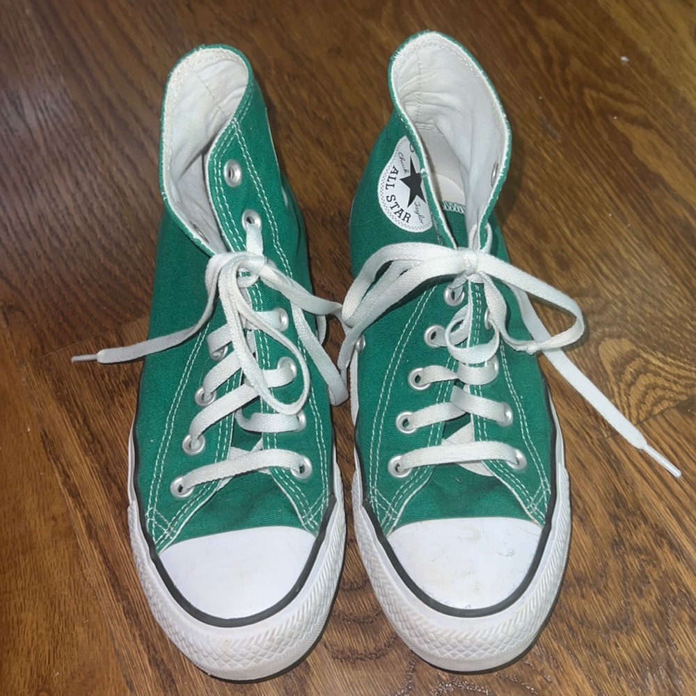Green High Top Converse